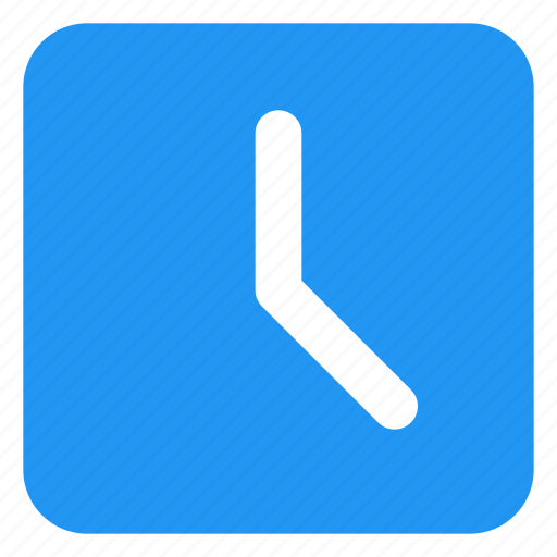 Square, clock, date, time icon - Download on Iconfinder