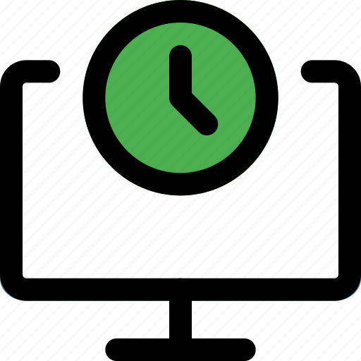 Computer, time, date, clock icon - Download on Iconfinder