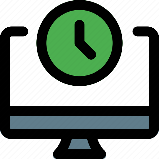 Desktop, time, date, clock icon - Download on Iconfinder