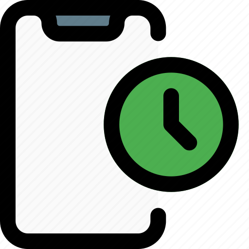 Mobile, time, date, smartphone icon - Download on Iconfinder