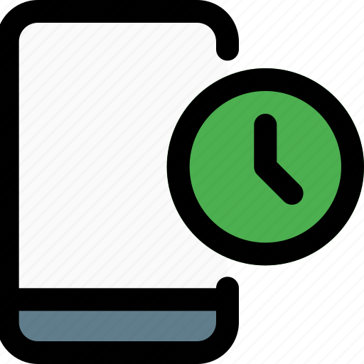 Smartphone, time, date, mobile icon - Download on Iconfinder