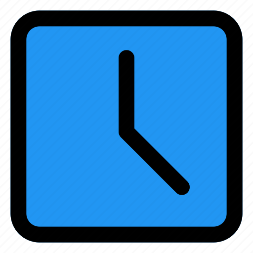 Square, clock, date, time, watch icon - Download on Iconfinder
