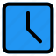 square, clock, date, time, watch 