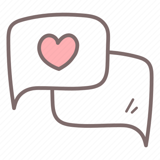 Chat, communication, heart, love, mail, message icon - Download on Iconfinder