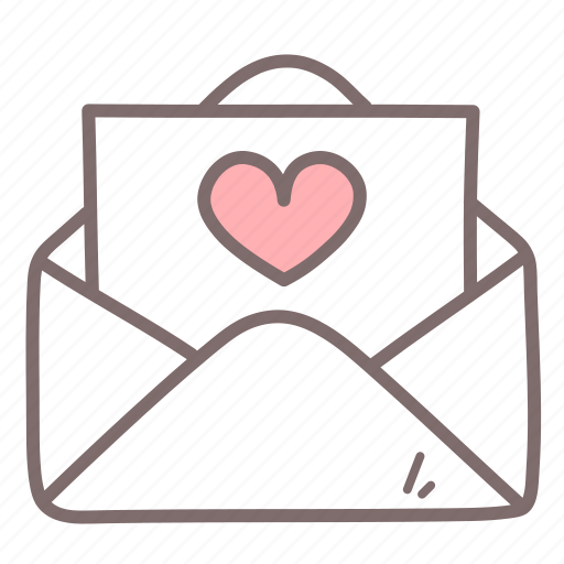 Email, envelope, heart, letter, love, mail, message icon - Download on Iconfinder