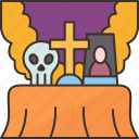 ancestor, altar, muertos, ceremony, fiesta