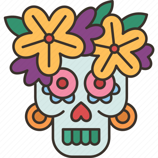 Dead, day, skull, festival, mexican icon - Download on Iconfinder
