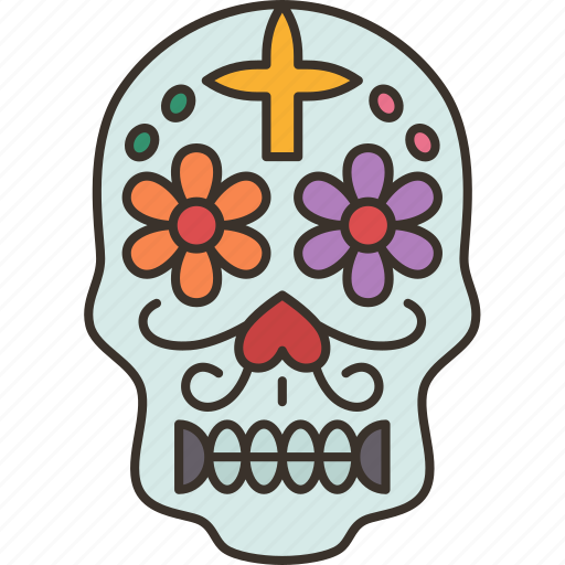 Skull, sugar, dead, spirits, celebrate icon - Download on Iconfinder