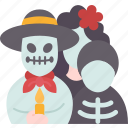 family, muertos, celebration, mexican, traditional