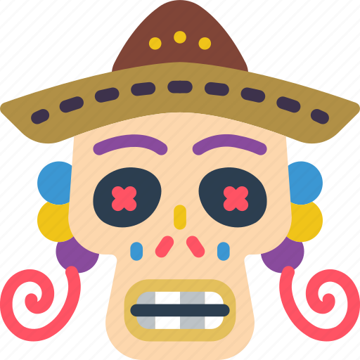 Day of the dead, dead, mexican, mexico, skull, tradition icon - Download on Iconfinder