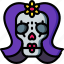 day of the dead, dead, lady, mexican, mexico, skull, tradition 