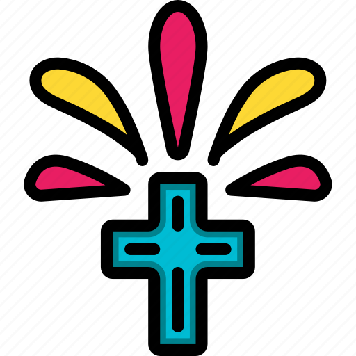 Cross, day of the dead, dead, mexican, mexico, tradition icon - Download on Iconfinder