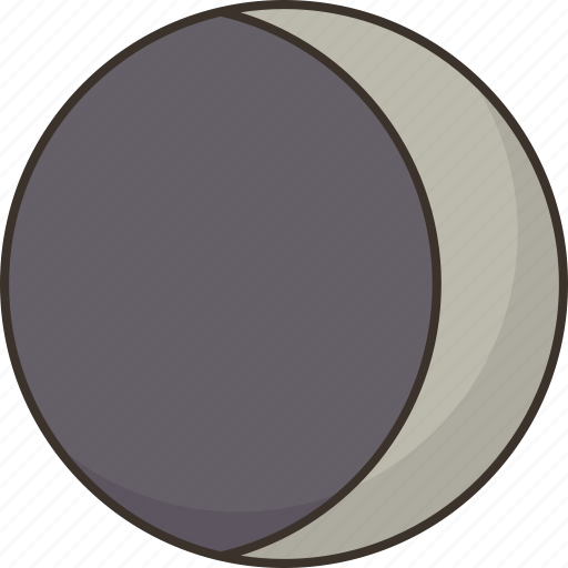 Moon, crescent, sky, night, dark icon - Download on Iconfinder