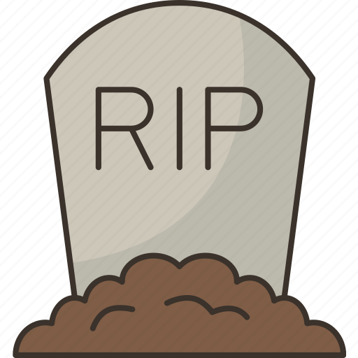 Tombstone, graveyard, burial, cemetery, death icon - Download on Iconfinder