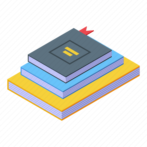 Degree, materials, isometric icon - Download on Iconfinder