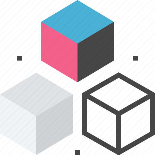3d, box, cube, design, development, digital, modeling icon - Download on Iconfinder