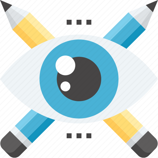 Design, draw, eye, imagination, pencil, view, vision icon - Download on Iconfinder