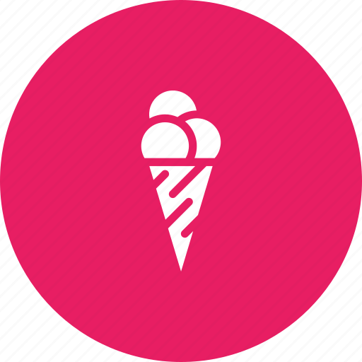 Cone, dessert, treat, hygge, ice cream, summer, scoop icon - Download on Iconfinder