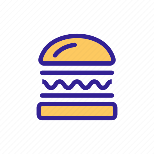 Bread, burger, food, lunch, meal, unhealthy icon - Download on Iconfinder