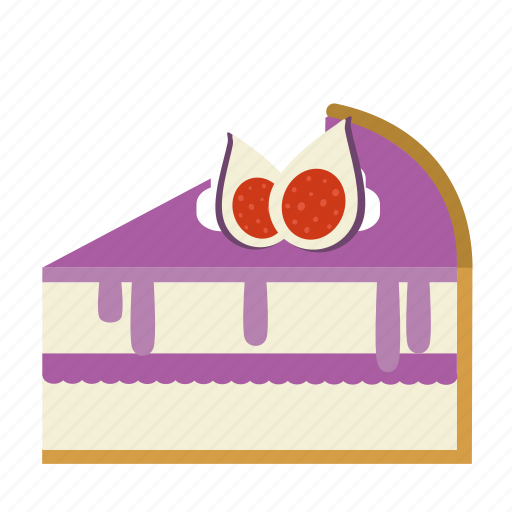 Bakery, cake, cake piece, dessert, fig, food, sweets icon - Download on Iconfinder