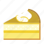 cake, cake piece, cake slice, dessert, food, lemon, sweets 