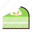 bakery, cake, cake piece, cake slice, food, pistachio, sweets 
