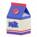 milk, box, package, drink, beverage, delivery, delicious 