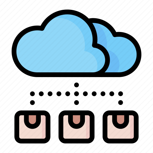 Cloud, computing, module, package, share icon - Download on Iconfinder