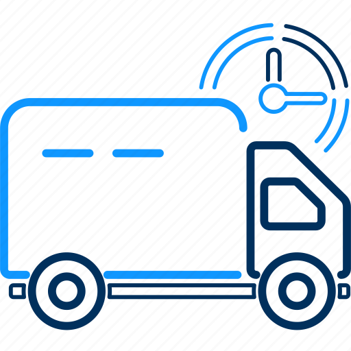 Delivery on time, delivery, shipping, time, business management, transport, transportation icon - Download on Iconfinder