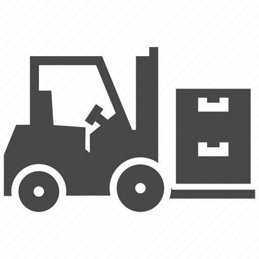 Fork truck, forklift, logistics, warehouse icon - Download on Iconfinder