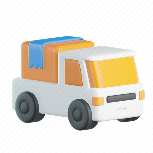 Car, delivery, business, shipment, package, vehicle, truck 3D illustration - Download on Iconfinder