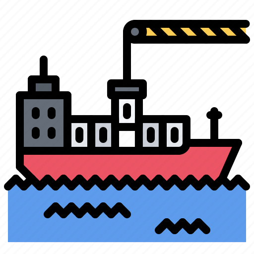 Cargo, container, crane, delivery, parcel, ship, warehouse icon - Download on Iconfinder