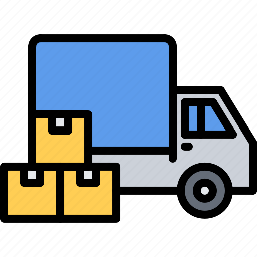 Box, courier, delivery, parcel, truck, warehouse icon - Download on Iconfinder