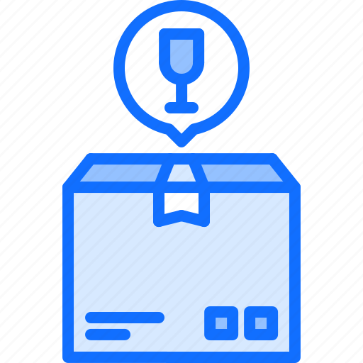 Box, courier, delivery, fragile, parcel, warehouse icon - Download on Iconfinder