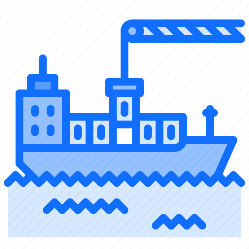 Cargo, container, crane, delivery, parcel, ship, warehouse icon - Download on Iconfinder