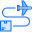 airplane, box, courier, delivery, parcel, plane, warehouse icon