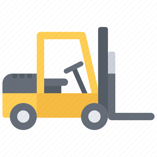 Box, courier, delivery, forklift, parcel, warehouse icon - Download on Iconfinder