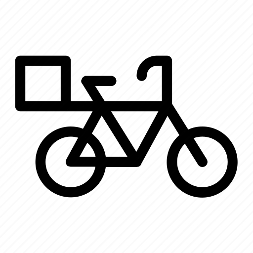 Basket, bicycle, cycling, delivery, delivery bike, shipping and delivery, transportation icon - Download on Iconfinder