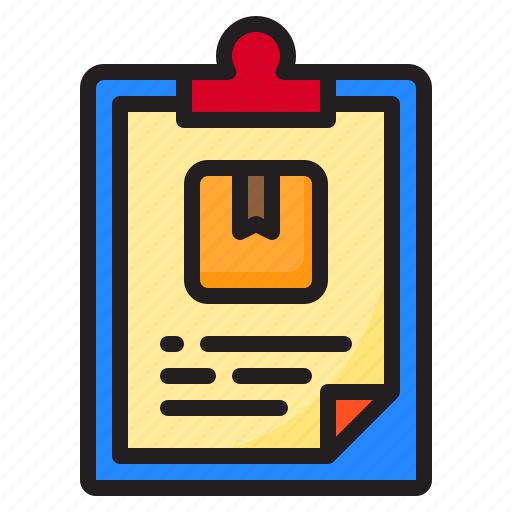 Box, clipboard, delivery, file, shipping icon - Download on Iconfinder