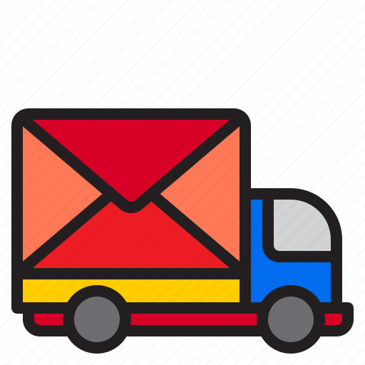 Email, envelope, mail, message, truck icon - Download on Iconfinder