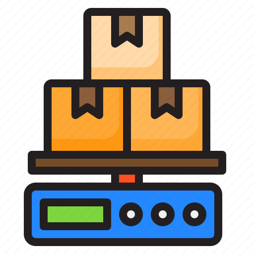 Balance, box, measure, product, weight icon - Download on Iconfinder