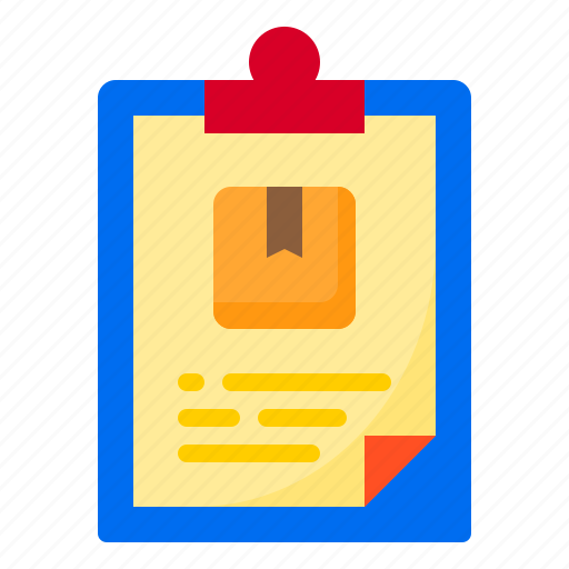 Box, clipboard, delivery, file, shipping icon - Download on Iconfinder