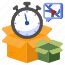 delivery time, on time delivery, parcel, package, logistic delivery