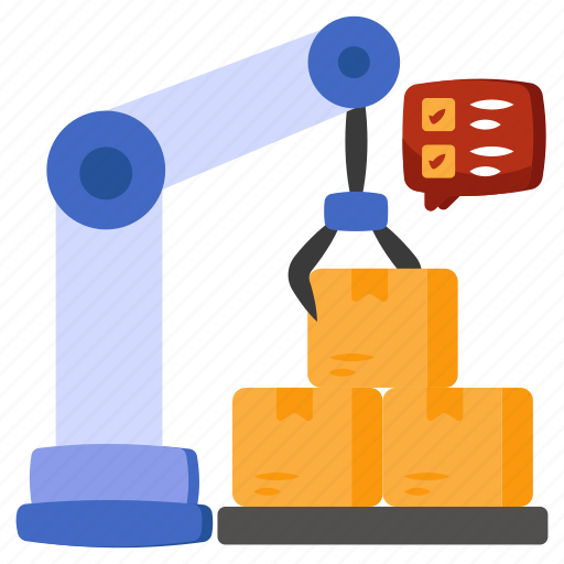 Logistic robot, warehouse robot, mechanical robot, ai, artificial intelligence icon - Download on Iconfinder