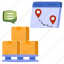parcel location, parcel tracking, package location, package direction, geolocation 