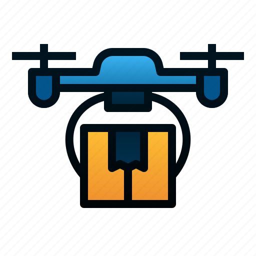 Delivery, drone, logistic, online, package, shipping icon - Download on Iconfinder