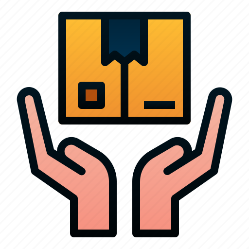Box, care, delivery, hand, logistic, package, shipping icon - Download on Iconfinder