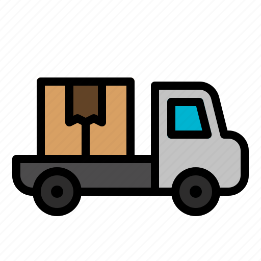 Cargo, delivery, logistic, package, transportation, truck icon - Download on Iconfinder