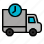 delivery, logistic, package, shipping, time, transportation, truck 