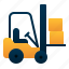 delivery, forklift, logistic, package, transportation 